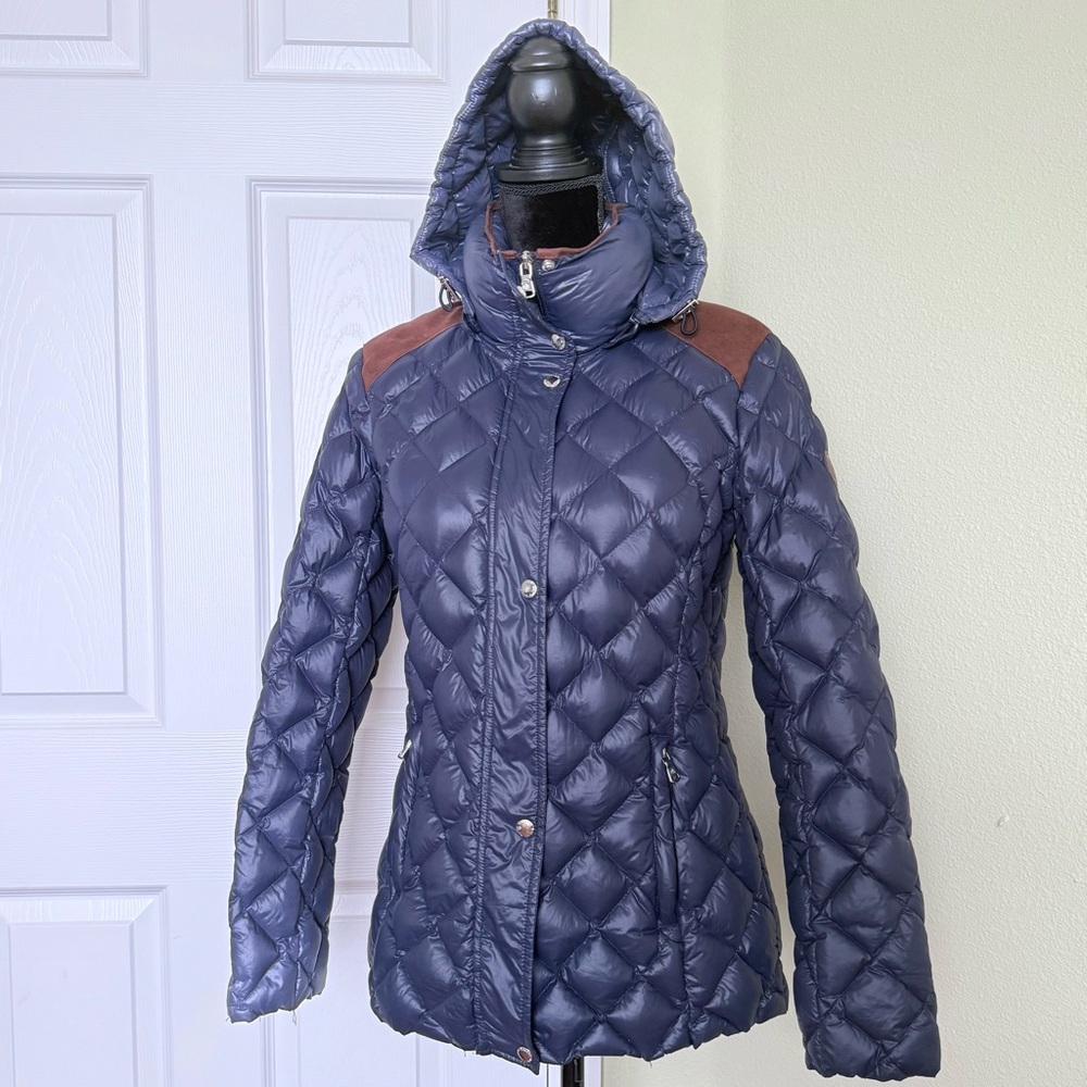 Lauren Ralph Lauren Hooded Diamond Quilted Packable Down Puffer Jacket